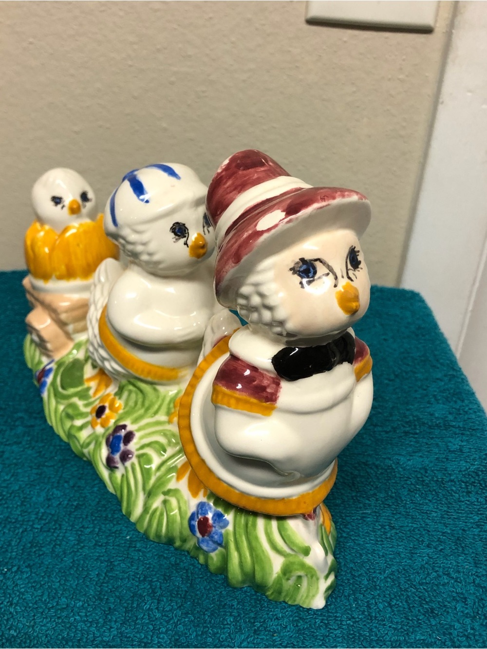 Hand Crafted Ceramic Trio Chick